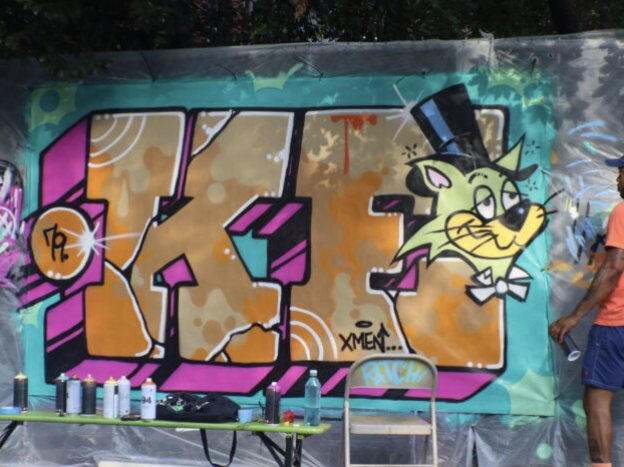 Mural at Keeping the Faith, FSG Park